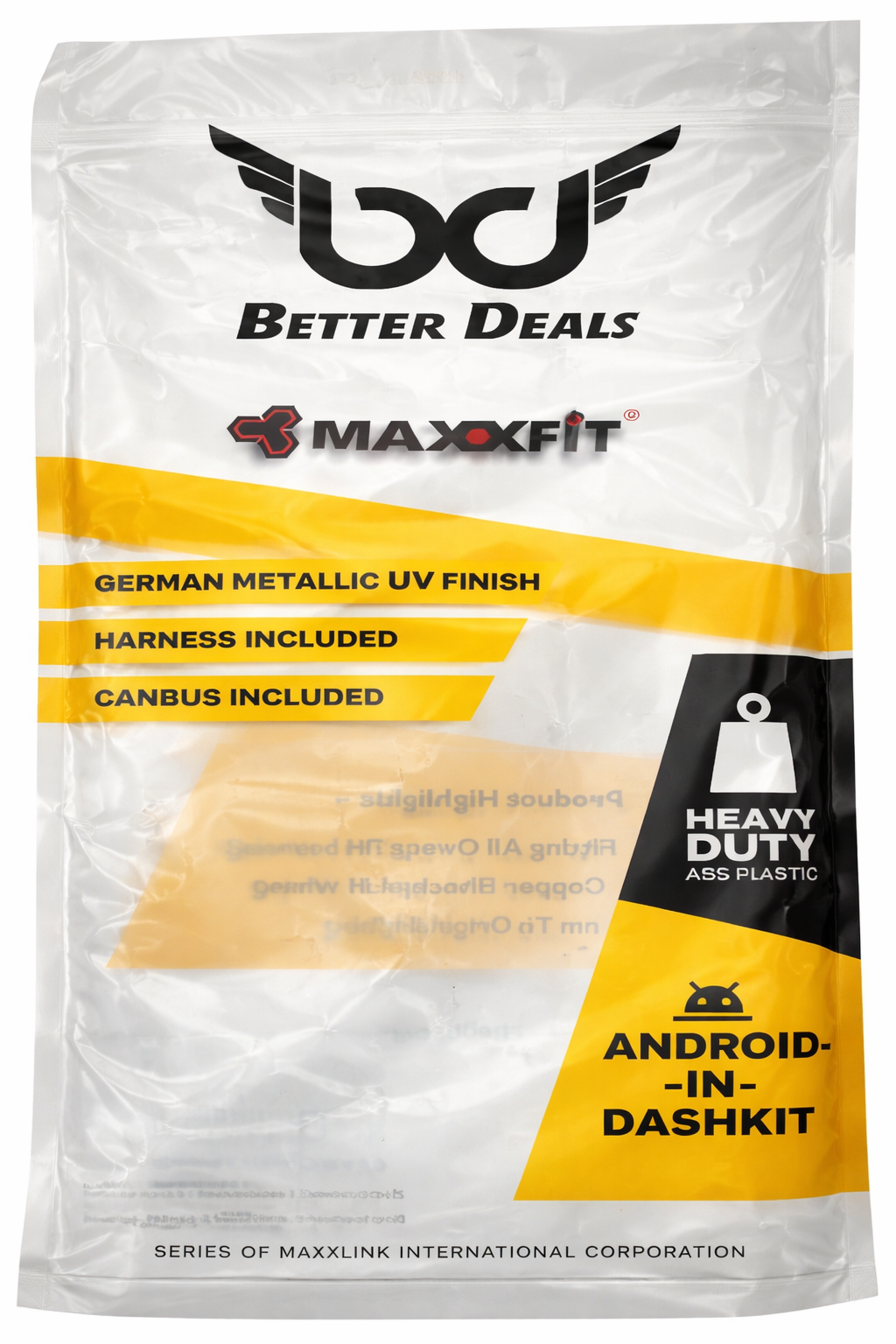 Maxxfit High Gloss 9 Inch Car Stereo Frame With Wiring for Ertiga (2018+)