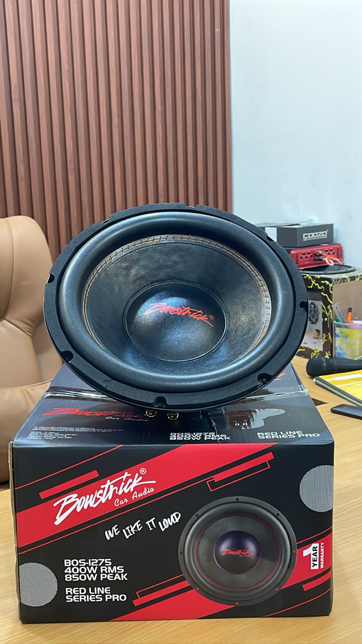 Bowstrick BOS-1275 – 12” High Power Subwoofer