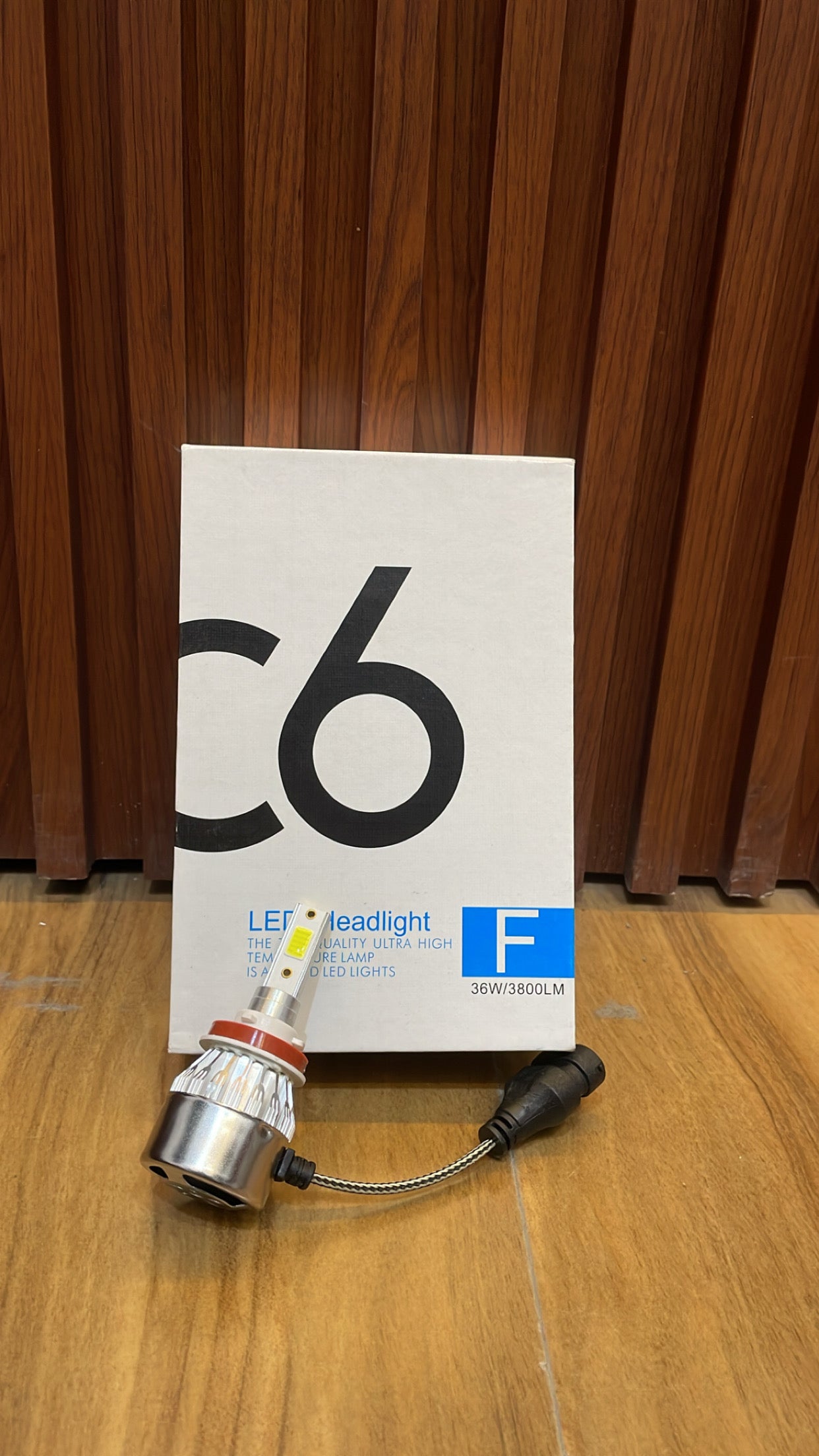 C6 LED Headlight Bulb 36W – High Brightness Conversion Kit