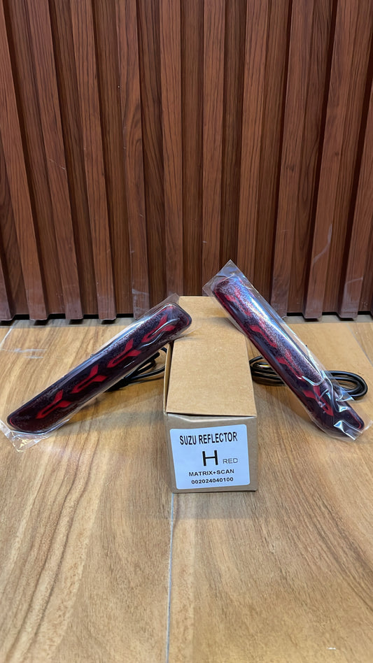 Matrix Rear Reflector LED for Suzuki Cars (Swift, Baleno, Fronx) & Toyota Glanza