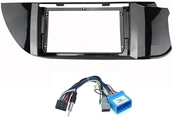 Maxxfit High Gloss 9 Inch Car Stereo Frame With Wiring for Alto K10 (2014–2020)
