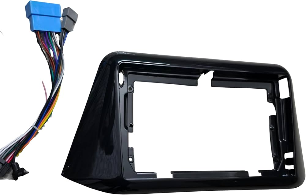 Maxxfit High Gloss 9 Inch Car Stereo Frame With Wiring for Brezza (2022+)