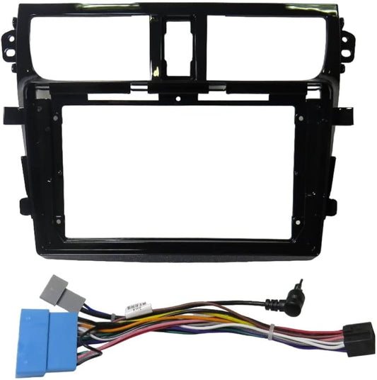 Maxxfit High Gloss 9 Inch Car Stereo Frame With Wiring for Celerio (2014–2017)