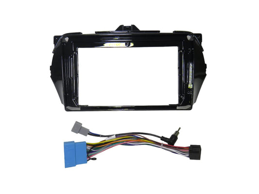 Maxxfit High Gloss 9 Inch Car Stereo Frame With Wiring for Ciaz (2014–2024+)