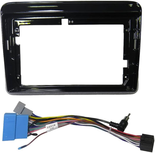 Maxxfit High Gloss 9 Inch Car Stereo Frame With Wiring for Ertiga (2018+)